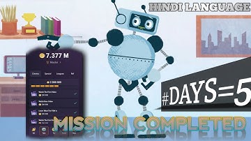 𝑫𝑨𝒀𝑺 = 5 // TAPSWAP MISSION COMPLETED #cripto #tapswap #criptomarket