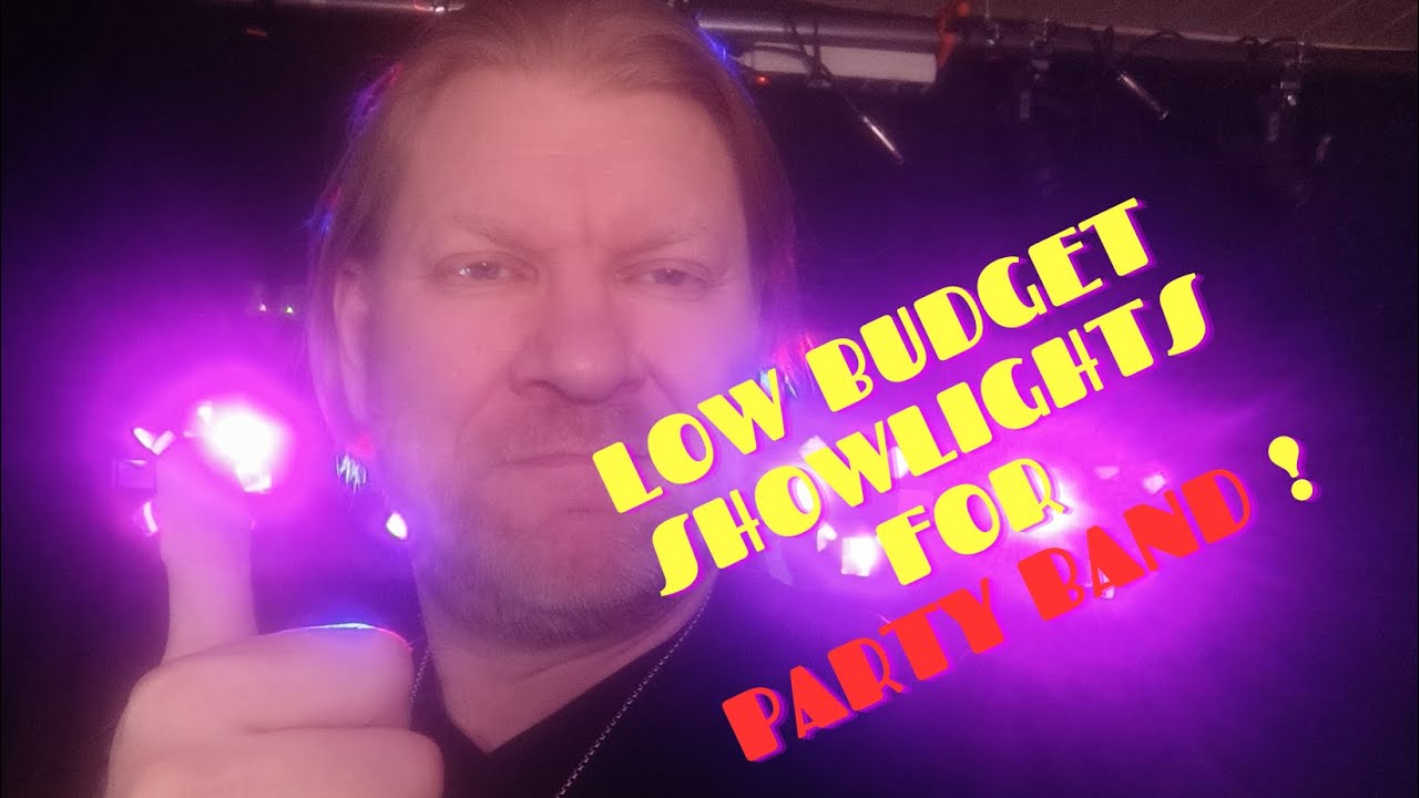 Low Budget Light Show For Party Band YouTube the-distinctions-party-band-last-minute-musicians-youtube