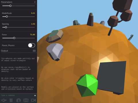 Codea - Planet Roller Project Progress