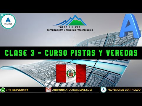 CLASE 3: PISTAS Y VEREDAS CON CIVIL 3D 2020 🇵🇪 👷🏻 👨‍🏫