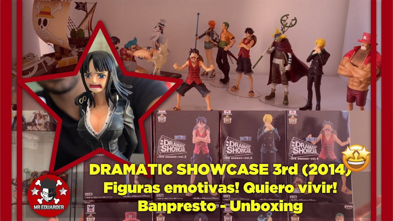 Las Mejores Figuras Del Rescate De Robin Dramatic Showcase 3rd Vol 1 Vol 4 Banpresto Unboxing Youtube