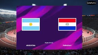 Argentina vs Paraguay | Amazing Goal & Full Match | Gameplay PC PES 2019