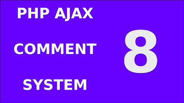 8. Php Jquery Ajax Responsive Comment Form System Tutorial