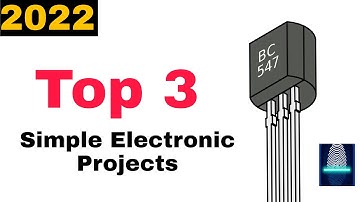 New Top 3 Simple Electronic Projects || (Using bc547 transistor )