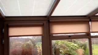 Conservatory Blinds - Pleated & Roller