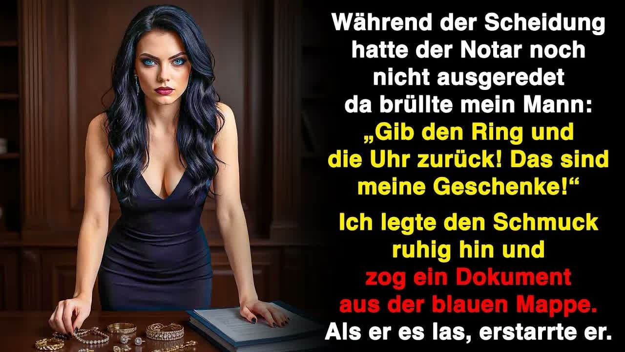 Bei der Scheidung wollte mein Mann sogar Geschenke zurück. Dann traf ihn der Schock seines Lebens.