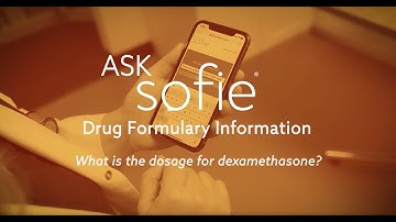 Using Sofie to find Drug Formulary Information