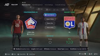 EA SPORTS FC 26 LOSC Lille-Olympique Lyonnais Coupe de France 1/16 full match 25/26 PS5