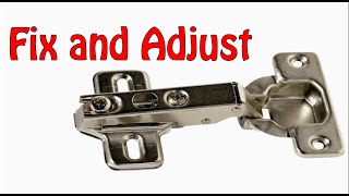 Fix and Adjust QUICKLY Loose, Crooked, or Cockeyed Kitchen/Bathroom Cabinet Door That Will NOT CLOSE by jakeguitar01 78,886 views 3 years ago 3 minutes, 2 seconds