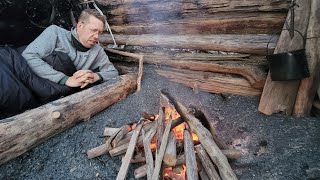 Bushcraft Shelter Camping Under Northern Lights (Best Campfire Meal Ever!) by Outdoor Boys 7,463,775 views 5 months ago 17 minutes