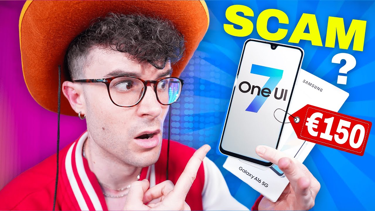 HO COMPRATO IL SAMSUNG PIÙ ECONOMICO DA 100€ CON One UI 7 NATIVA e ANDROID 15 😨 (ma mi truffano...)