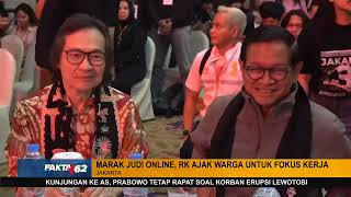 Para Cagub DKI Jakarta Janji Berantas Judi Online - Fakta +62