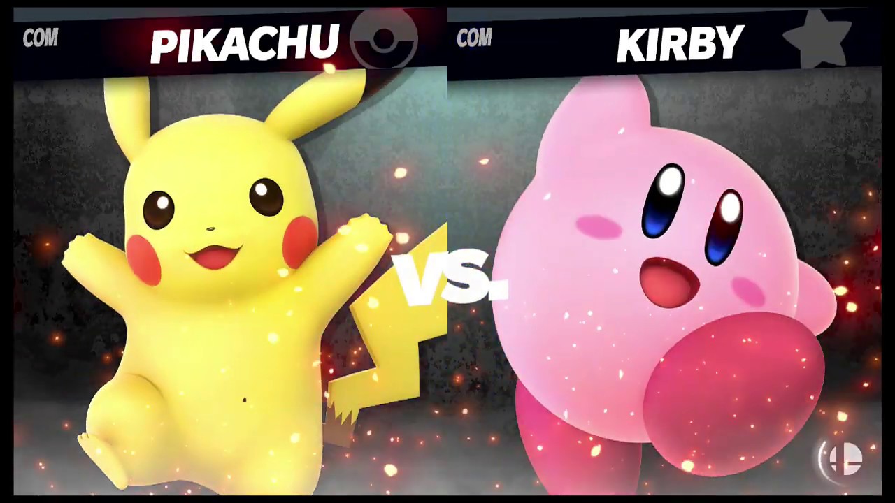 N64 Classic Battle #8 - Pikachu vs. Kirby - Super Smash Bros. 