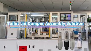 Automatic Assembly Equipment: Toilet Lid Damper Assembly Solution!