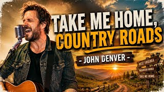 Take Me Home, Country Roads - John Denver (Lyric Videos) Blues Rock Cover | Holerockblues