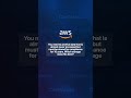 Which AWS Storage Class for Long-Term Compliance? #aws #Shorts