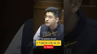 🏦 Bank Raghav Chadha Told Cyber Fraud Increased In Bank: Check the Reality #podcast #bank #shorts