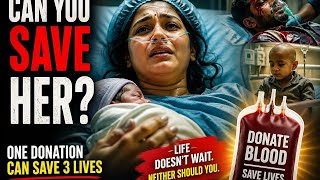 Can you save her? Awareness Animation about #blood donation #india #anime