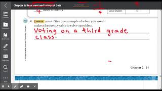 Lesson 2.1 Problem Solving • Organize Data