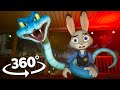 VR 360° Zootopia2: Judy Hops &amp; Gary De'Snake In Your House! | VR 8K