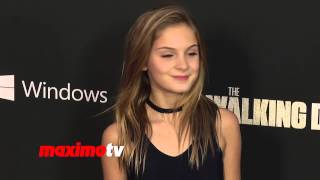 Brighton Sharbino The Walking Dead Season 4 Premiere Red Carpet Arrivals