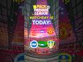 Pack PL Matchday 10 | Forest vs Man United & Brighton vs Leeds #shorts #premierleague #topps