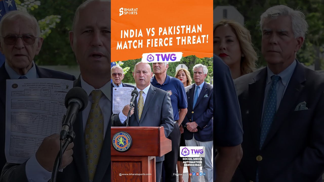 INDvsPAK match fierce threat! | Sports News English | Bharat Sports