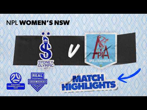 NPL Women's NSW Round 20 Highlights – Sydney Olympic v APIA Leichhardt FC — football highlights