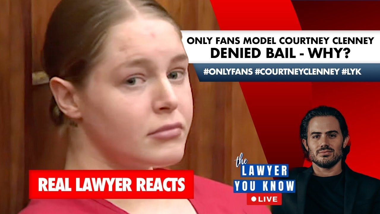LIVE! Real Lawyer Reacts Only fans model Courtney Clenney Denied Bail LIVE! Real Lawyer Reacts Only fans model Courtney Clenney Denied Bail