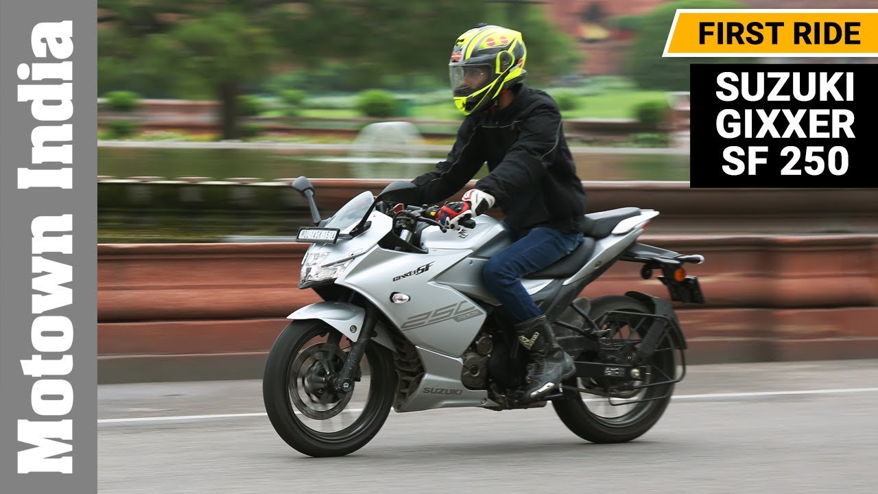 Suzuki Gixxer SF 250 First Ride Review (English) Motown India YouTube
