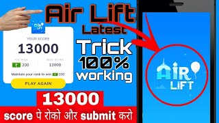 MX Player Air Lift Game hack trick || #maalik. || aur lift submit score on 13000❤️ screenshot 2