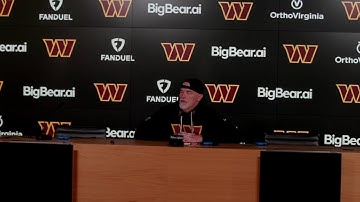 HC Dan Quinn Speaks to the Media After the Last Practice of the Week | Washington Commanders