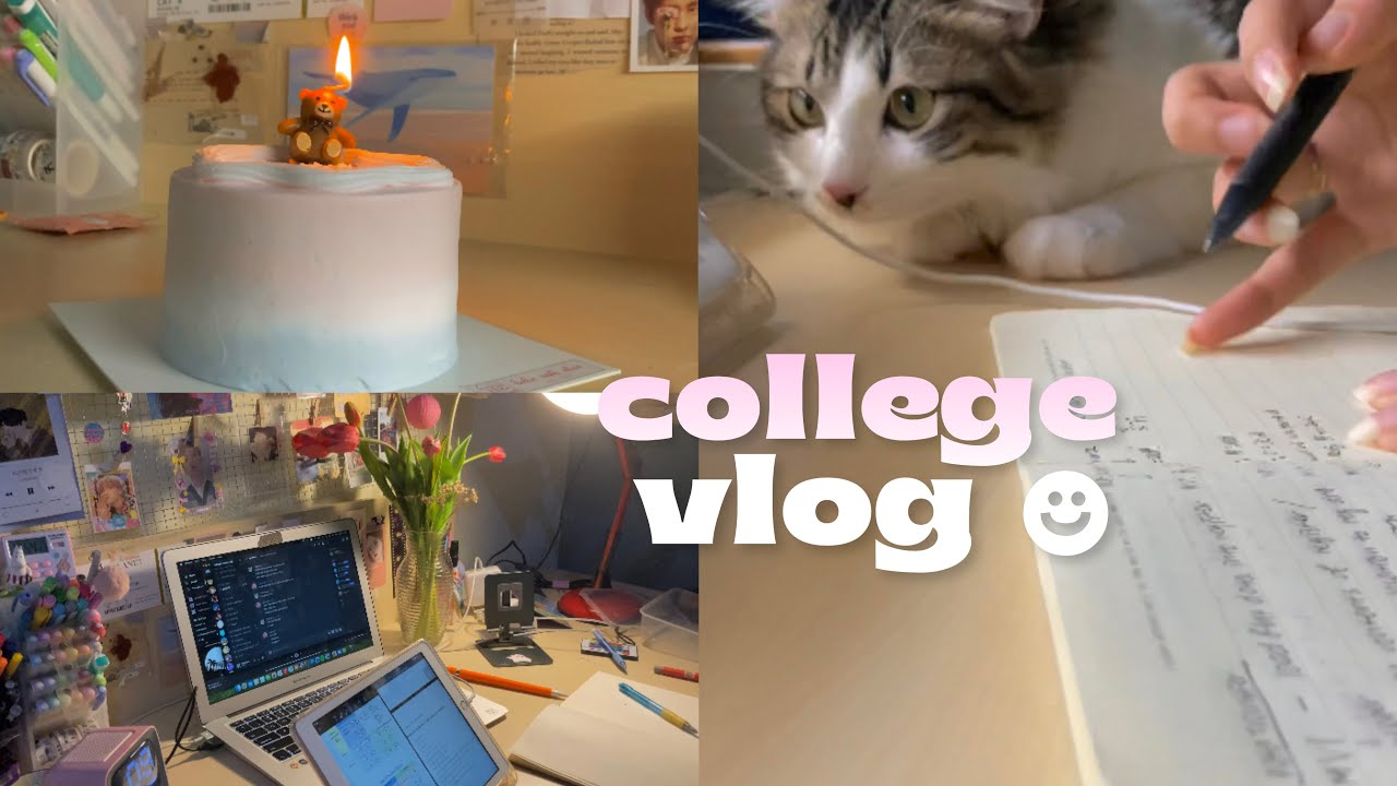 study vlog 🧎🏻‍♀️ assignments, exams & a birthday edition