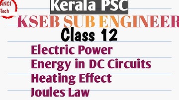 Kseb Sub engineer (Module 1)