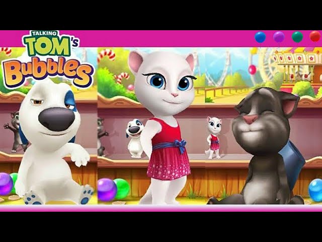 Talking Tom Bubble Shooter  Level 123 Completed No Boosters 