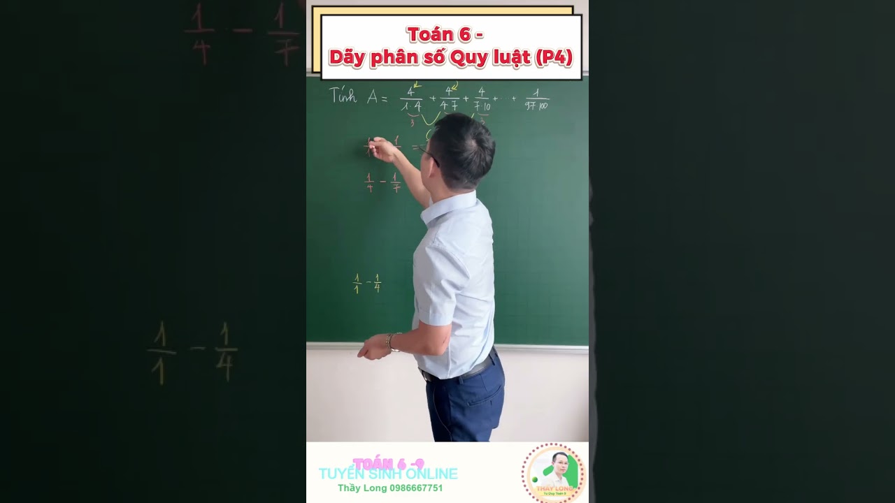 Toán 6: Dãy Phân số theo Quy luật (P4)