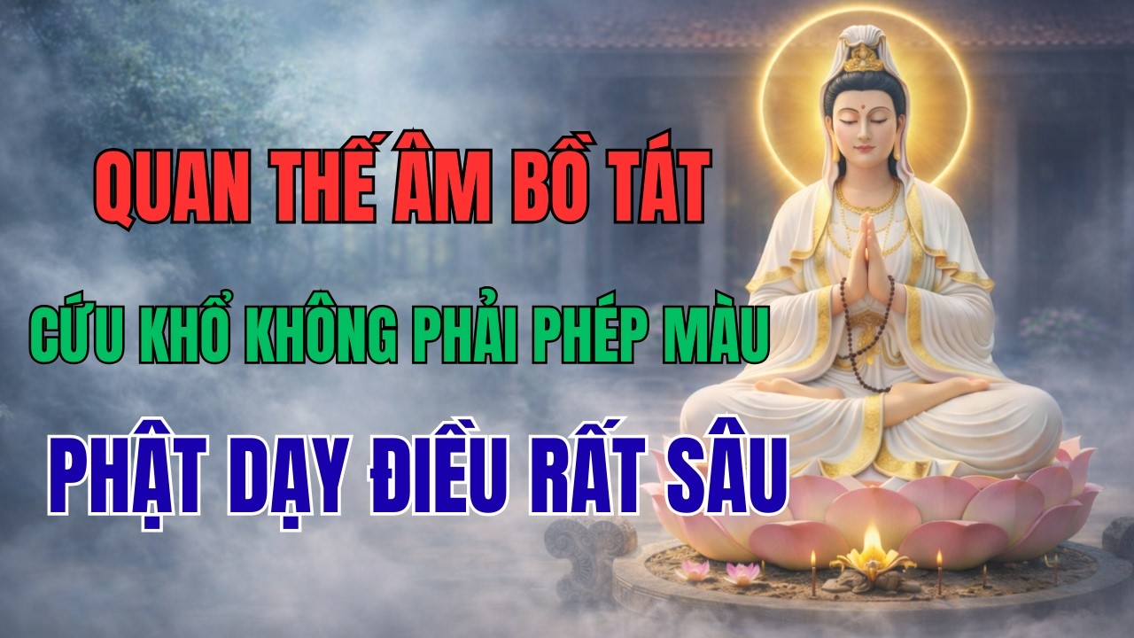 Cứu Khổ Không Phải Phép Màu – Quan Thế Âm Bồ Tát Dạy Cách Thức Tỉnh Tâm Từ Bi | Dấu Chân Tĩnh Tâm