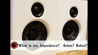 Can I use an 8ohm woofer with 4 ohm tweeter?  Impedance Questions Explained