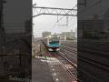Kehin Toholu line arriving at Warabi station #japan #train #鉄道 #電車 #railway #trainspotting #shorts