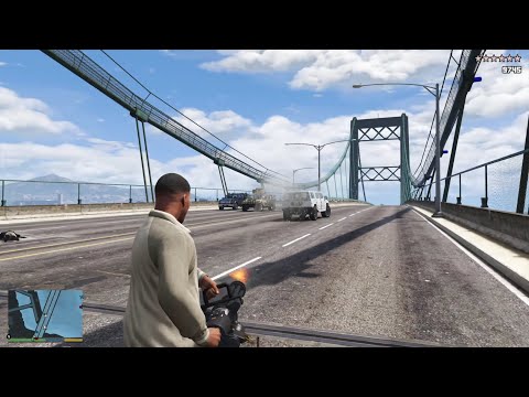 GTA 5 - Franklin Road Rage Rampage + Ten Star Escape