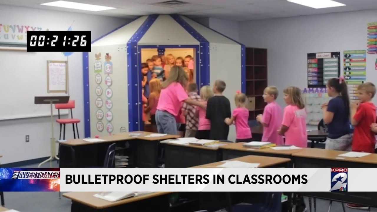 Bulletproof shelters in classrooms YouTube