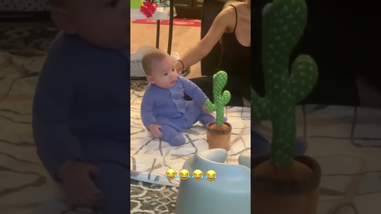 Hilarious Talking Cactus Prank on My Baby - Priceless Reactions! 