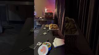 How is the VIP suite at the most famous arena in the world?🏀 #madisonsquaregarden #nyc #knicks #win