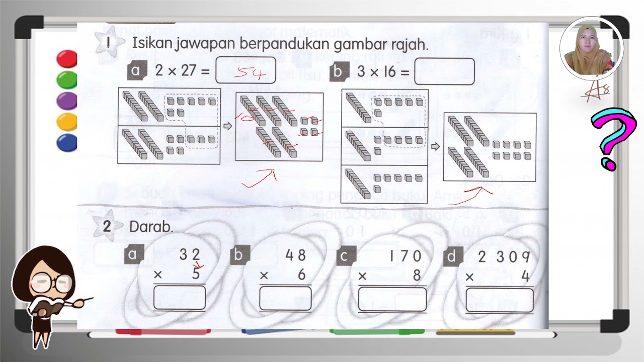 Matematik Tahun 3 Darab Buku Aktiviti M S 39 40 Youtube
