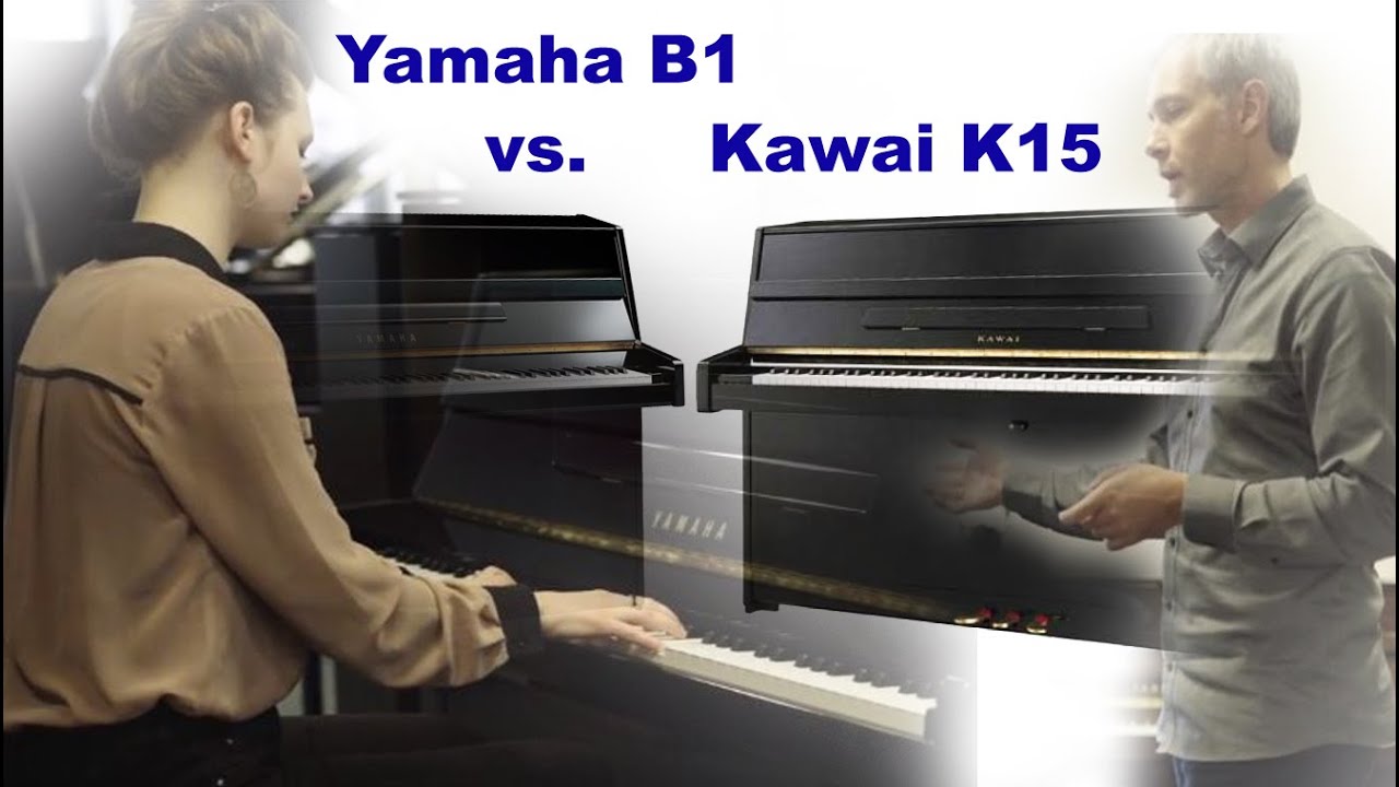 Vergleichstest Yamaha B1 vs. Kawai K15 Klavier, upright piano sound ...