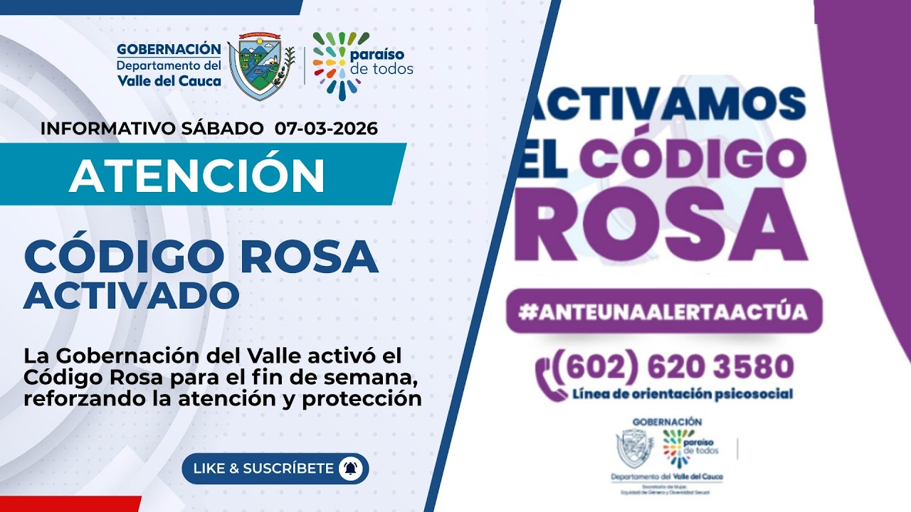 Activación del código Rosa para el fin de semana - YouTube