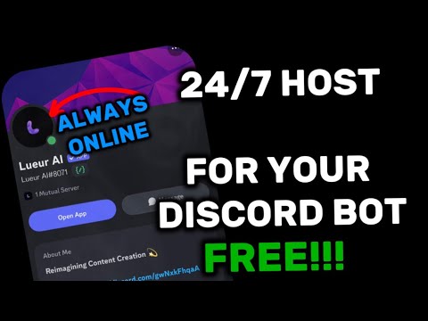 Make Your Discord Bot Run Nonstop — 24/7 FREE Hosting!