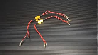 X4 SC38 汎用 ハイフラ 防止 抵抗 キャンセラー LED ウインカー 用 セグメント 抵抗 集積 回路はこんな感じです。