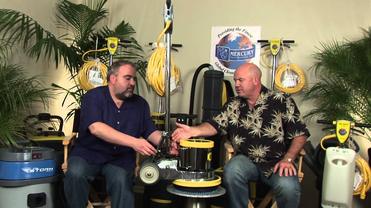 Mercury Floor Machines - Hercules Heavy-Duty Floor Machine Features and Benefits