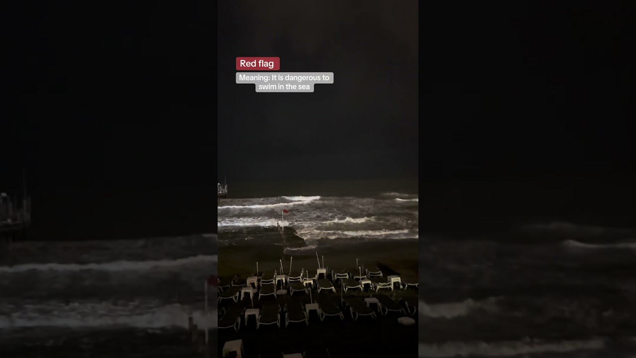 Even the Sea Was Angry 🌊⚡ | Stormy Night at the Beach | Cinematic Short 